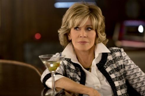 Jane Fonda in Grace &amp; Frankie cream magazine @2x