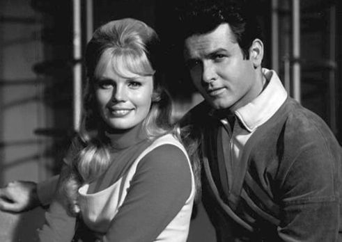 Judy Robinson and Major Don West in the original 'Lost In Space' television series.jpg