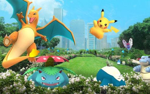 Pokemon Go Nintendo cream magazine @2x