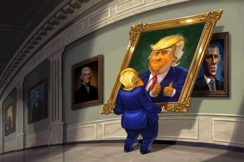 OUR CARTOON PRESIDENT
