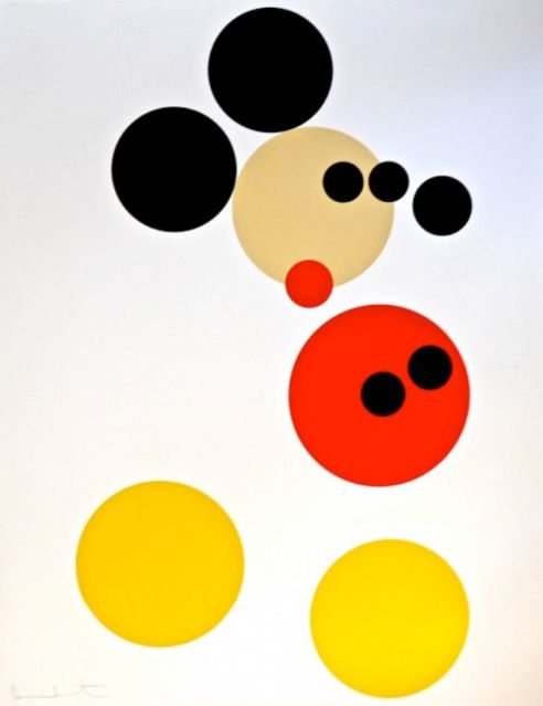 Damien Hirst,Mickey (spot), 2014.
